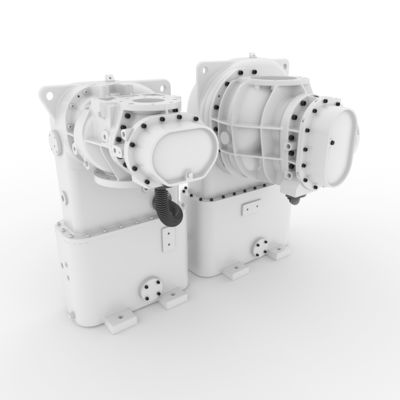 Practical Oil Flooded Compressor , 500KW Variable Speed Rotary Screw Compressor