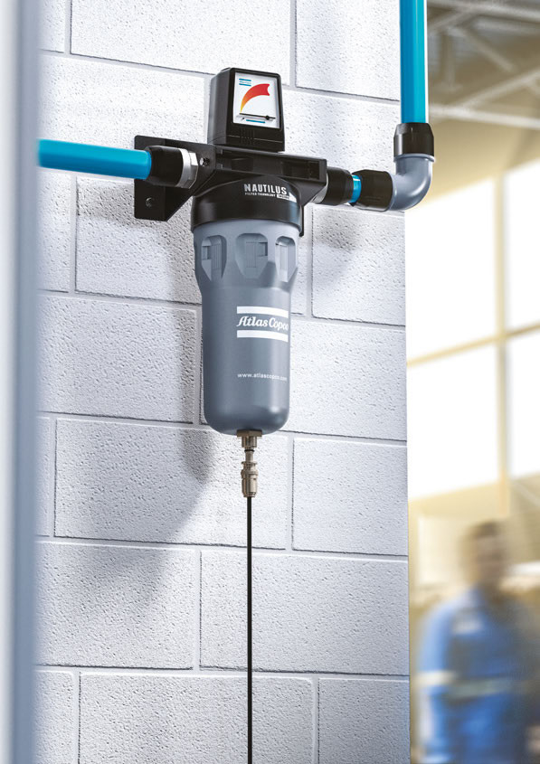 El atlas Copco comprimido el aceite residual 4 del ³ de la barra los 0.003mg/m del vapor 190 del aceite de los filtros QD+ del aire