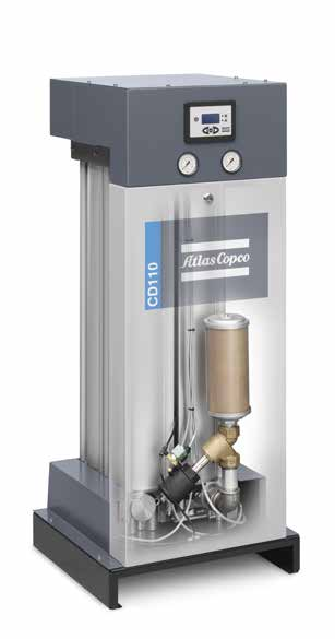 El atlas Copco CD25, presión desecante de la aleación de aluminio del secador del copco del atlas condensación el punto -20°C 1