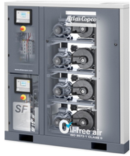 el agua de Copco del atlas 22kw inyectó los compresores AQ 22 VSD 2 sin aceite del tornillo